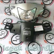 pala Supra fit new silver / batok kepala Supra fit new plus lampu