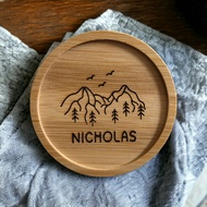 Personalised Wooden Coaster | Custom Gift