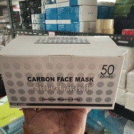 Carbon face mask 4 ply Sure-Guard ( 1 box 50's )