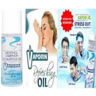 ♞VAPORIN Menthol Camphor Eucalyptus Refreshing Oil 10ml