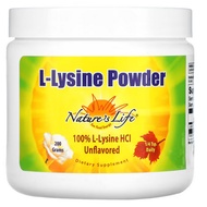 Nature's Life, L-Lysine Powder, Unflavored, 200 g