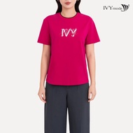 Áo thun IVY Peony Tee Áo nữ trẻ trung dạo phố IVY moda MS 57M9255