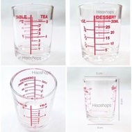 . Glass Cup For Measuring Medicine Pegscale Size 1 oz (30 ml) Used To Measure Medicine. Ingredients 