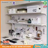 BOUSSAC Desk Organiser Hole Plate Table Organiser Integrated Stationery Organizer Vertical Office Ta