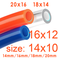 1 Meter 14x10mm 16x12mm 18x14mm 20x16mm Pneumatic Pipe Tube Air Hose diameter 20mm 18mm 16mm 14mm PU