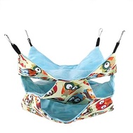 Owl Pet Hammock, Reversible Canvas And Plush Sleeping Bed For Sugar Gliders, Squirrels, And Parrots,