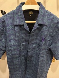 日本製NEEDLES × BEAMS 台灣限定聯名 OPEN COLLAR SHIRT  BEAMS台灣十週年紀念別注 圖騰滿版 短袖襯衫