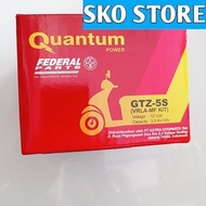 Aki Kering Federal GTZ5S Quantum Original Aki Beat Vario Mio Supra Murah