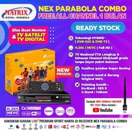 Receiver Nex Parabola Combo Kuning TV Satelit Parabola TV Digital