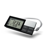 tomvorks 3D Pedometer Step  LCD Display Sleep Mode Sensor Technology for Adults Elderly Kids Simple 