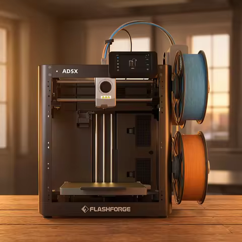 Flashforge New AD5X 3D Printer Muti-color Printing IFS System High-Temp Printing Fast Speed 600mm/s 