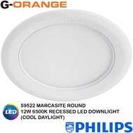Philips 59522 Marcasite 12W LED Downlight - 6500K Cool Daylight