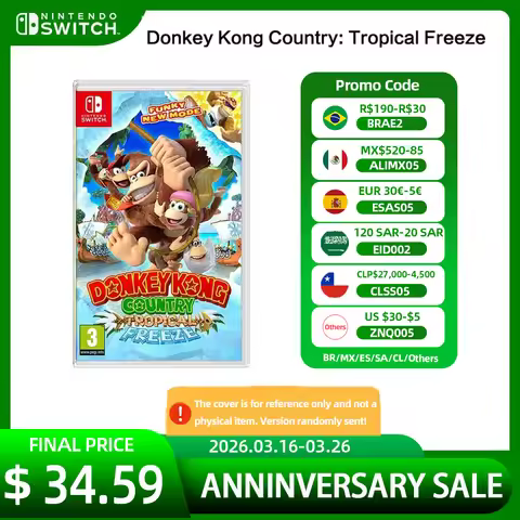 Donkey Kong Country Tropical Freeze - Nintendo Switch Game Deals - TV Tabletop Handheld for Switch O