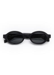 A. SOCIETY OVAL ACETATE SUNGLASSES