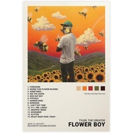 Flower Boy Poster Canvas Poster Unframe: