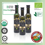Country Farm Organics 3 Olive Oil Extra Virgin (250ml) Cook Stir fry Salad dressing Bread Drizzling