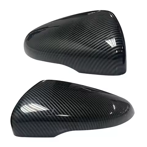 Carbon Fiber Rearview Mirror Cover Trim for VW GOLF / GTI MK6 2009-2013 5K0 857 537 5K0857538 5K0 85