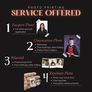 FAST RESPOND🔥 Passport Photo Printing Service Keychain / Ukuran Passport / Gambar Passport / Gambar 