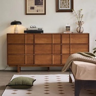 Tax Included Log Drawer Cabinet Solid Wood Bone Line Nine Drawer Cabinet Living Room Drawer Cabinet 