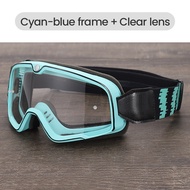 รถจักรยานยนต์ 100 แว่นตากันลมแบบออฟโรดแว่นตากันลมและทรายสำหรับขี่รถจักรยานยนต์อุปกรณ์แว่นตาหมวกกันน็อคป้องกันรังสียูวี