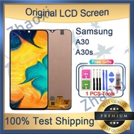Original AMOLED Samsung Galaxy A30 A30s LCD Screen With Frame Replacement