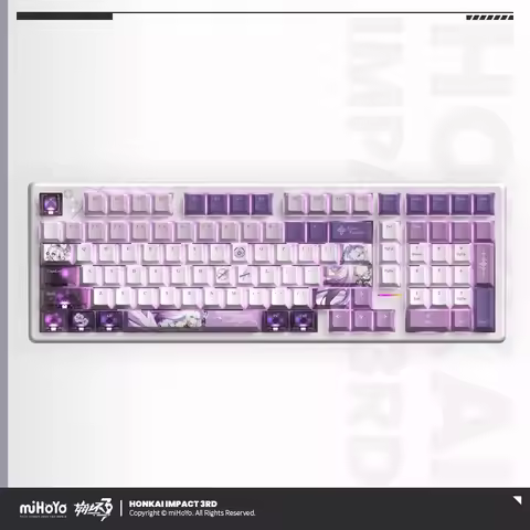 Genuine MiHoYo Honkai Impact 3 Kiana The Last Judgment Custom Mechanical Keyboard Cosplay Anime Game