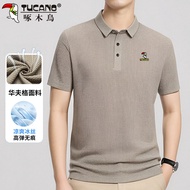 啄木鸟（TUCANO）短袖t恤男夏季翻领polo领衫冰丝休闲凉感透气衣服男装