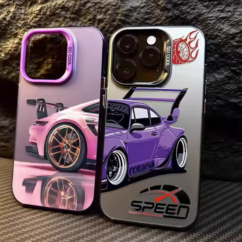 Cool Multi-color Car Matte Phone Case for Huawei Honor X5c X9d X6c X7d 400 200 90 X6b X7a X9a X5 X8a