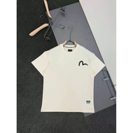 T-shirt Evisu/T-shirt Evisu Lelaki dan wanita, T-shirt bercetak, T-shirt mewah, baju kasual untuk pe