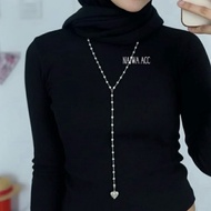 Y2K VINTAGE LONG NECKLACE || KALCER NECKLACE