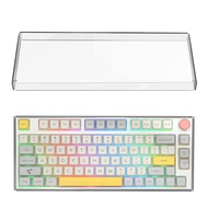 75% Knob Keyboard Dust Cover, Clear Acrylic Keypads Cover for 84 Keys Computer Wireless Keyboard, Co