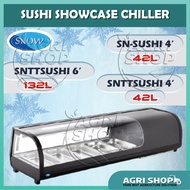 Agrishop SNOW Sushi Showcase Chiller 4' 6' Commercial Display Refrigerator
