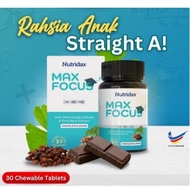 NUTRIDAX MAX FOCUS - ANAK-ANAK FOKUS BELAJAR MENINGKAT (30's TABLET)