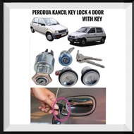 Perodua Kancil 660 850 Key Lock Set Ignition Barrel Door Lock Lid Lock Key mira L5 L3 L2