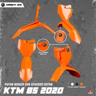 บังโคลนหน้า พร้อมป้ายเบอร์ KTM85 2020