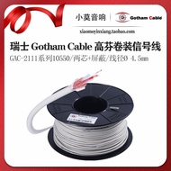 Gotham Cable GAC-2111 Series 10550 Two-Core Headphone RCA Coaxial Signal Line High Fidelity Audio Ca
