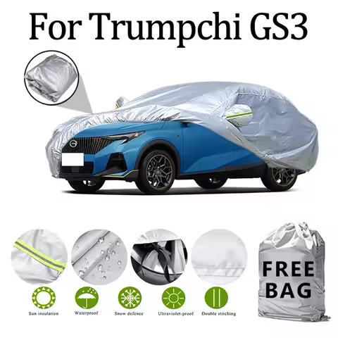 For Trumpchi GS3 Car Cover Outdoor Protection Covers Snow Sunshade Waterproof Dustproof Exterior UV 