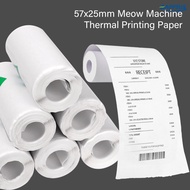 [Better For You] Mini Replacement Picture Photo Cash Register Printing Thermal Papers Self-adhesive Student Error Paper Label Stickers 57*25mm Instant Printer Camera Accessories