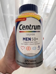 Centrum Silver Men 50+ [275 เม็ด/กระปุก] วิตามินรวมสำหรับผู้ชายที่มีอายุ 50 ปีขึ้นไป