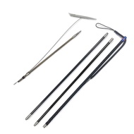 ◁Fishing Hawaiian Sling SpearGuns For Power Head Spear Fishing Carbon Fiber Pole With Barb Harp&}^n