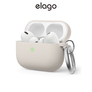 elago Liquid Hybrid Case Compatible with AirPods Pro 2 - Triple Layer Protection, Keychain Included,