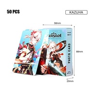 Kartu Genshin Impact Card Hologram Photocard Anime Isi 50 Koleksi Photocard