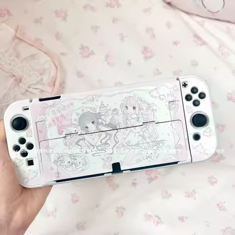 Ins Style Switch Protective Cover Cute Secondary Yuan Game Console Accessories for Nintendo Switch O
