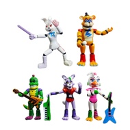 โมเดล Five nights at freddys ไฟว์ไนท์แอทเฟรดดี้ เซ็ท5ตัว/6ตัว สูง8-17cm.