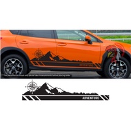 Adventure MOUNTAIN KOMPAS OFFROAD sticker FOR 4X4 PREMIUM CARS