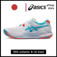 Original asics gel Resolution 9 White Blue Men's and women's sports shoes