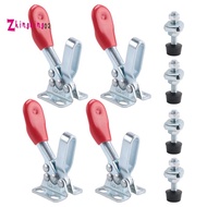 4Pcs Quick Release Toggle Clamp GH-201 Antislip Horizontal 59Lbs Holding Capacity for Machine Operat
