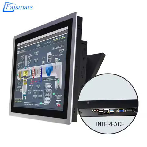 Window 10 All In One Touch Panel Industrial Pc i5 3317U 4G RAM 64G SSD Capacitive Touchscreen Indust