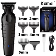 ส่งเร็วภายใน 24 ชม Kemei 2299 Barber Cordless Hair Trimmer 0mm Zero Gapped Carving Clipper Detailer
