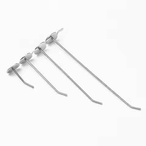 5Pcs Single Pegboard Hook Supermarket Shelf Display Hanger Peg Shop Garage Home Kitchen Storage Rack